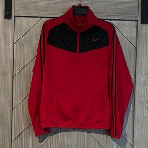 Nike Men's Red and Black Windbreaker